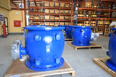 a group of AVK needle valves