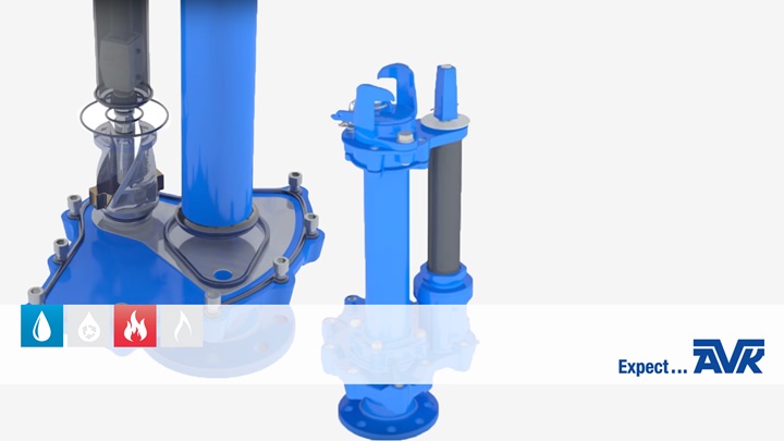 Video animation of the free flow hydrants